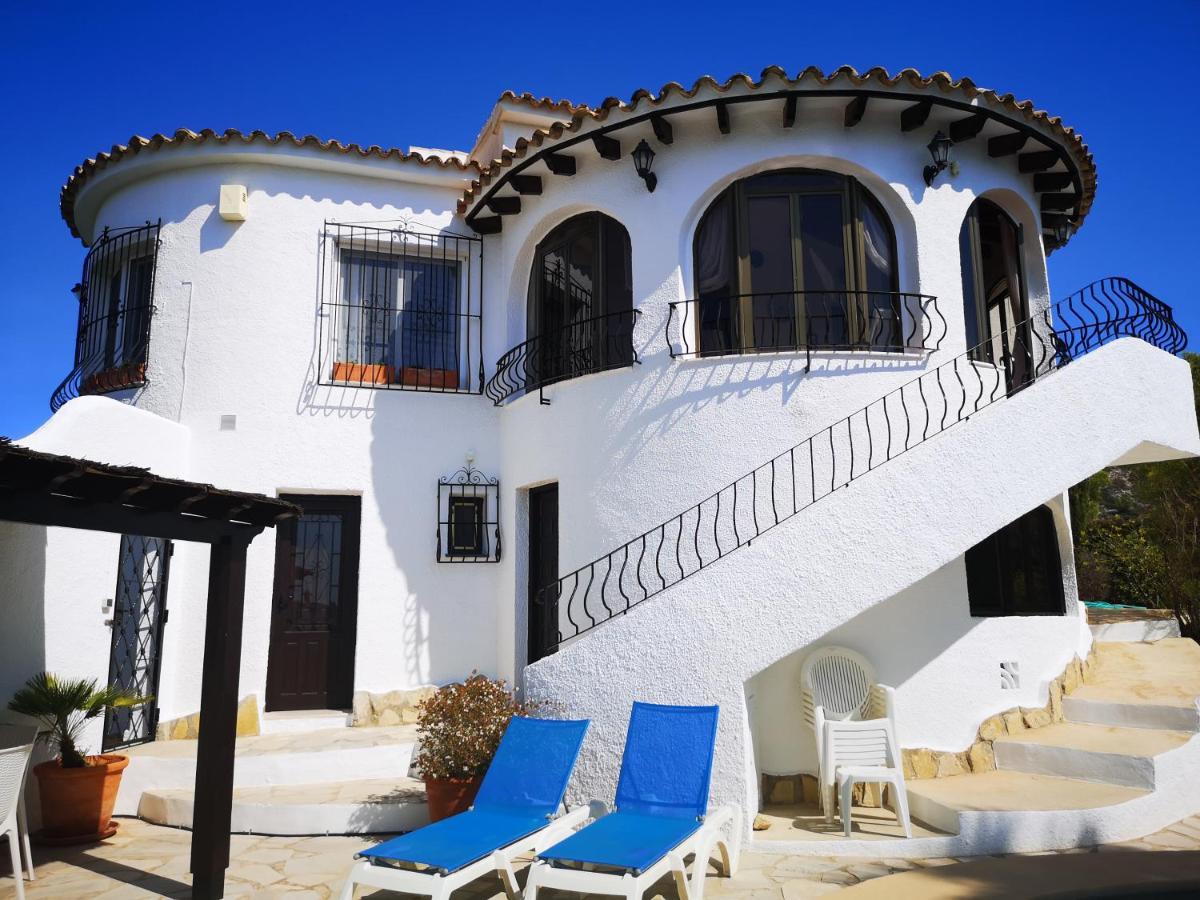 La Madrugada - Luxury Moraira Villa With Sea Views And Private Heated Pool Exterior foto